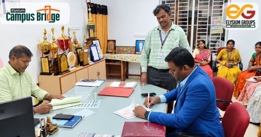 Vellaichamy Nadar College MoU with CampusBridge: A New Bridge to Careers